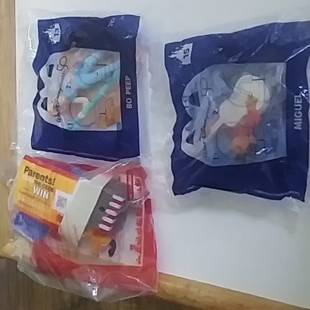 Disney's 50th Anniversary Happy Meal toys